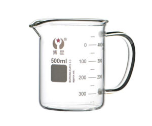 1105-1-Borosilicate-Glass-Beaker-with-Solid-Handle-&-Pour-Spout 1105-1 Borosilicate Glass Beaker with Solid Handle & Pour Spout