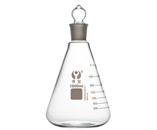 1122-1 Erlenmeyer Flask with Ground Glass Stopper
