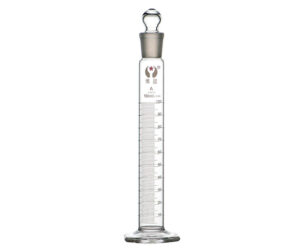 1603-Glass-Mixing-Graduated-Cylinder-with-Ground-Glass-Stopper-&-Hexagonal-Base 1603 Glass Mixing Graduated Cylinder with Ground Glass Stopper & Hexagonal Base