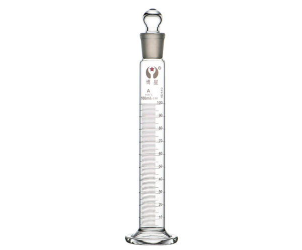 1603-Glass-Mixing-Graduated-Cylinder-with-Ground-Glass-Stopper-&-Round-Base 1603 Glass Mixing Graduated Cylinder with Ground Glass Stopper & Round Base