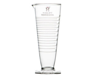 1611H-1-Class-A-Glass-Conical-Measuring-Measure-with-Hexagonal-Base-&-Spout 1611H-1 Class A Glass Conical Measuring Measure with Hexagonal Base & Spout