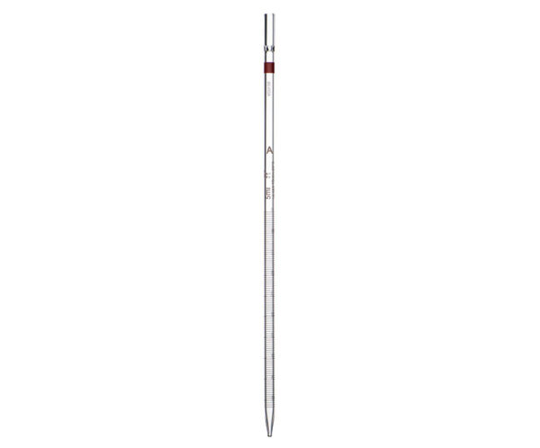 1630 Class A Glass Graduated Measuring Pipette with Color Code Ring