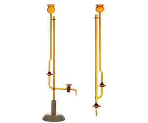 1661-3-Class-A-Amber-Glass-Micro-Burette-with-Glass-Stopcock 1661-3-Class-A-Amber-Glass-Micro-Burette-with-Glass-Stopcock