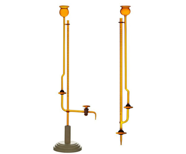 1661-3-Class-A-Amber-Glass-Micro-Burette-with-Glass-Stopcock 1661-3-Class-A-Amber-Glass-Micro-Burette-with-Glass-Stopcock